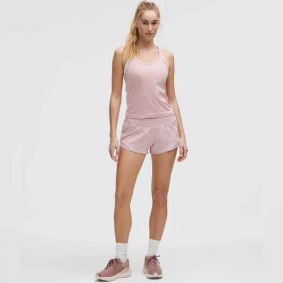 New Lululemon Swiftly Tech Cropped Racerback Tank Top. Pink Haze. Size 6. - Picture 10 of 16